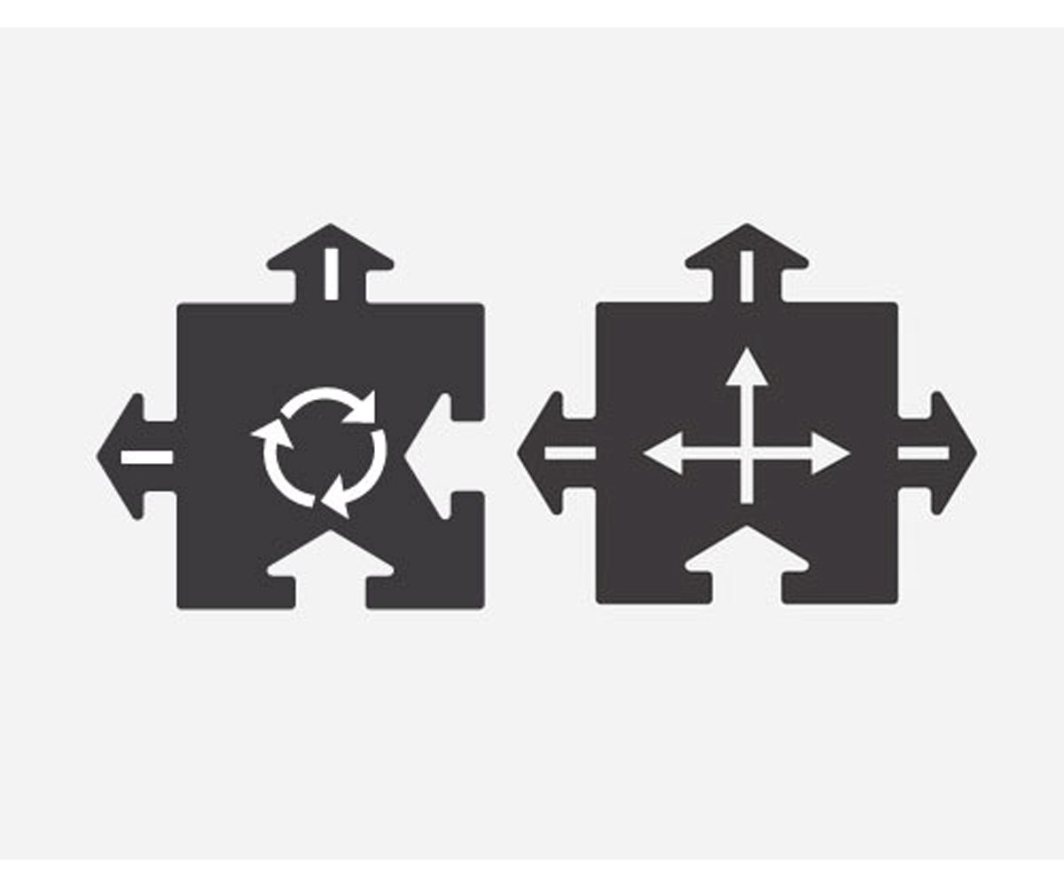 Pista Macchinine Flessibile 12 Pz.