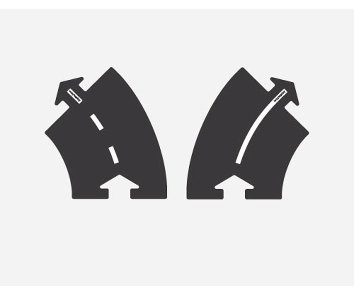 Pista Macchinine Flessibile 16 Pz.