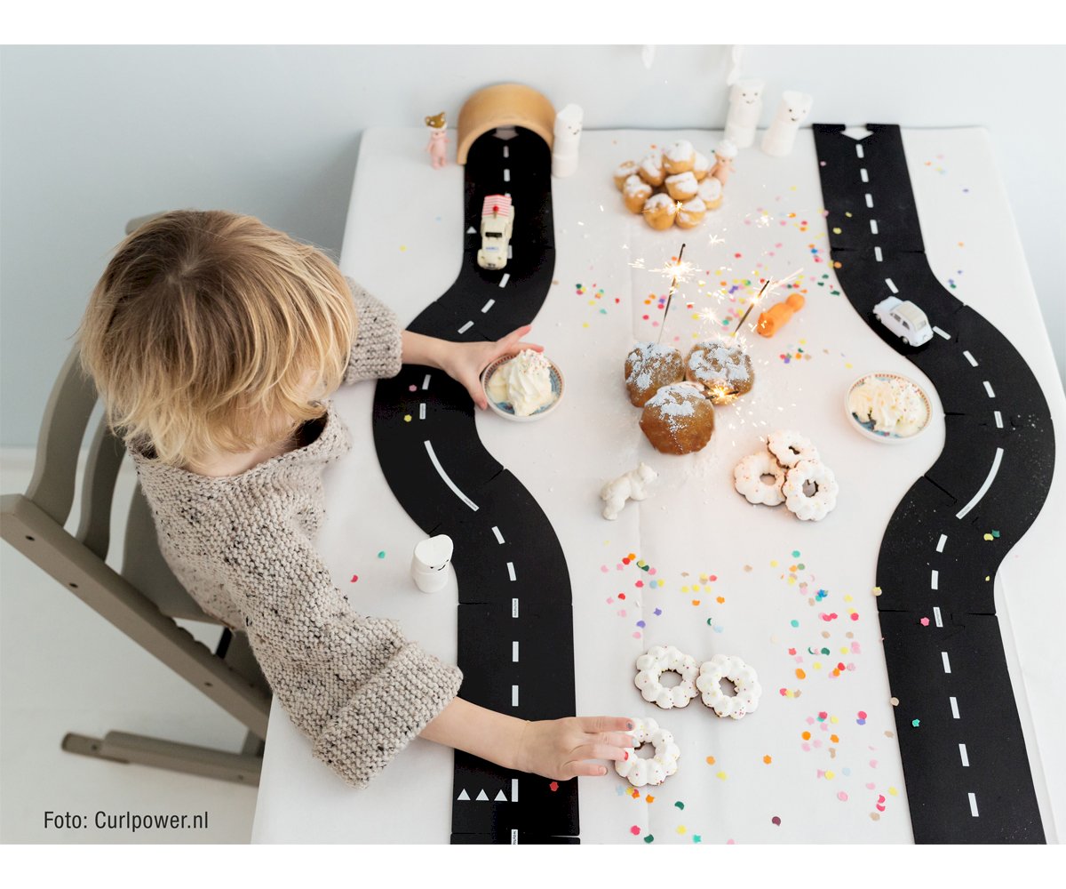 Pista Macchinine Flessibile 16 Pz.