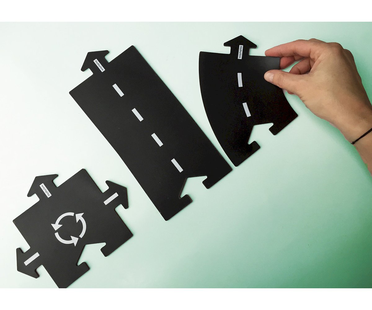 Pista Macchinine Flessibile 12 Pz.