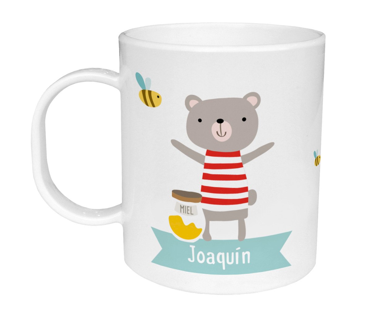 Taza de Plástico Personalizada Osito