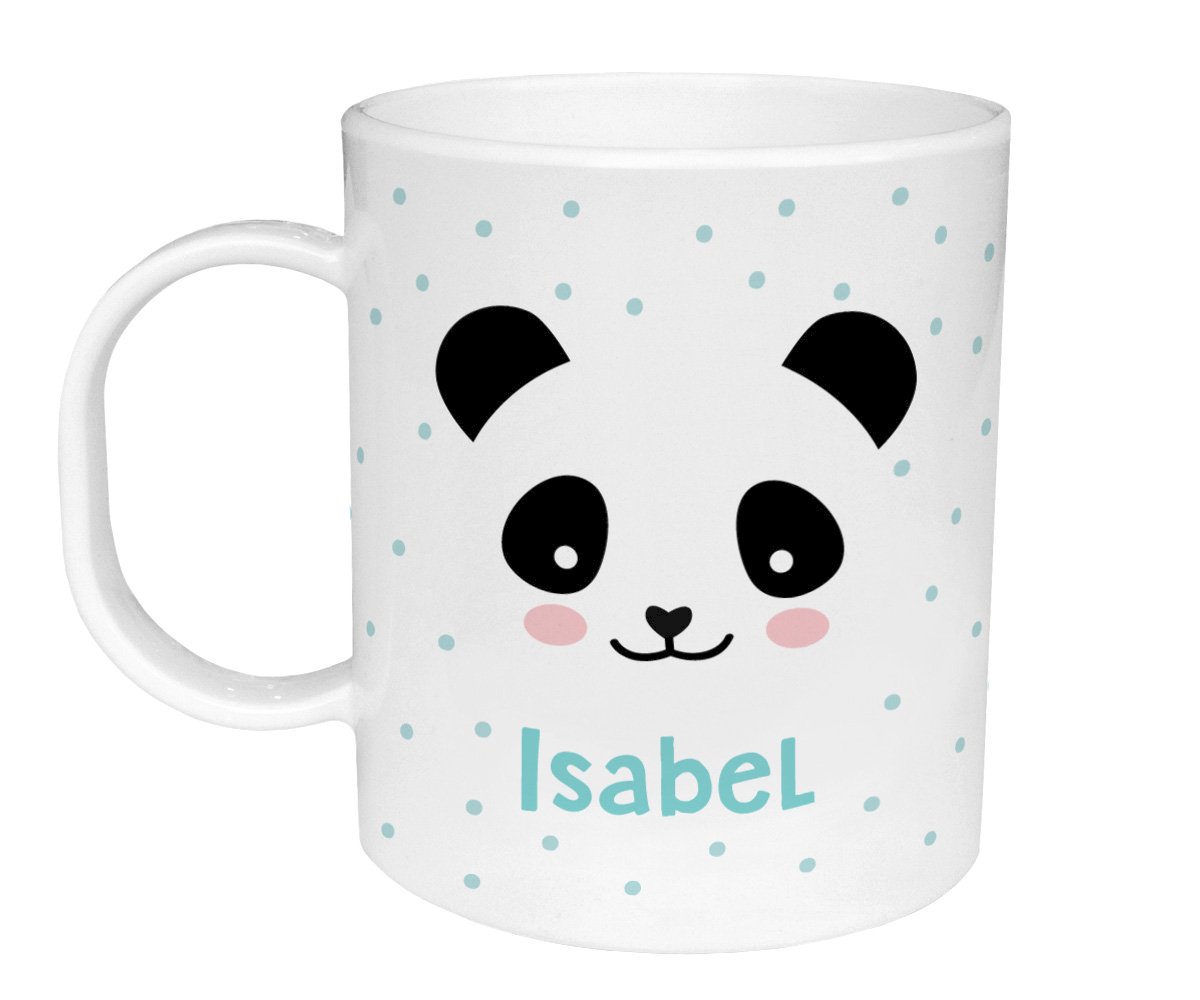 Taza de Plástico Personalizada Oso Panda