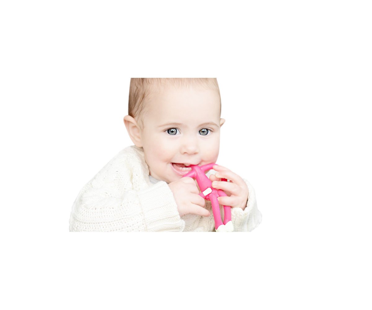 Anneau de Dentition Matchstick Singe Vert