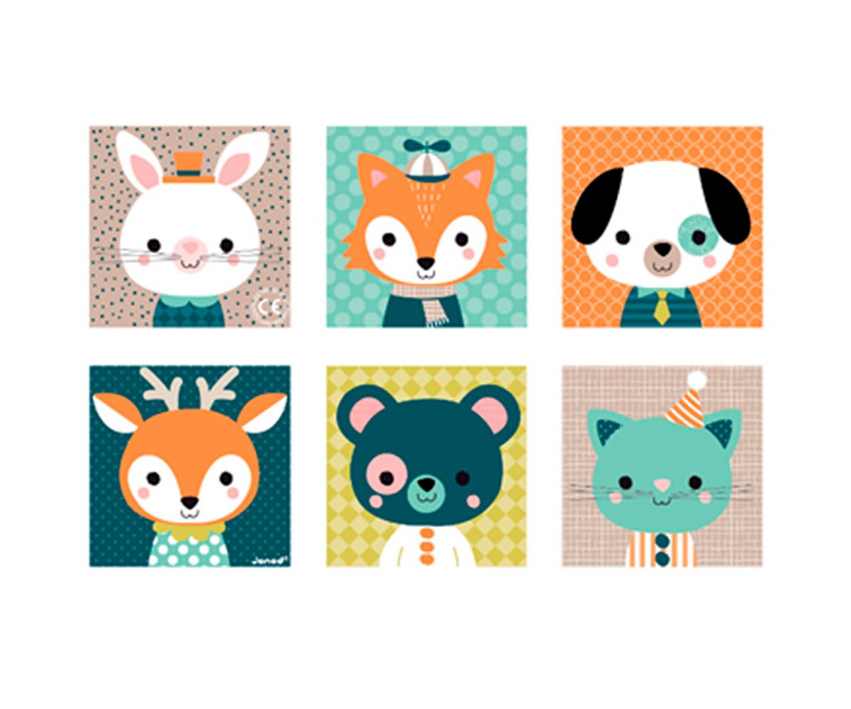 Mis Primeros Cubos Retratos del Bosque