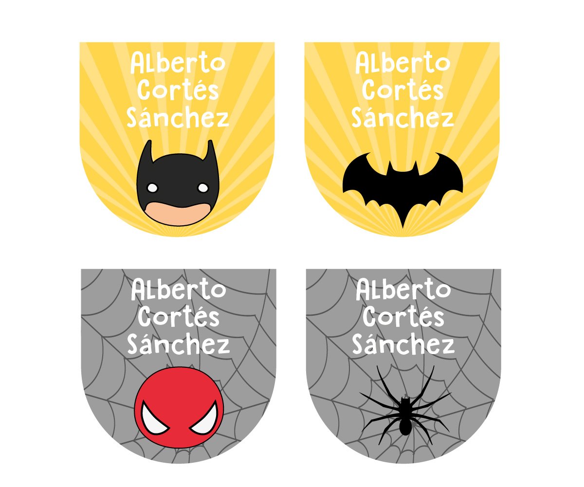 12 Adesivos Sapatos Heróis