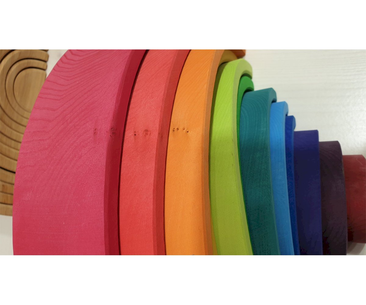 Arco-irís Grande 12 Peças - Cores Pastéis