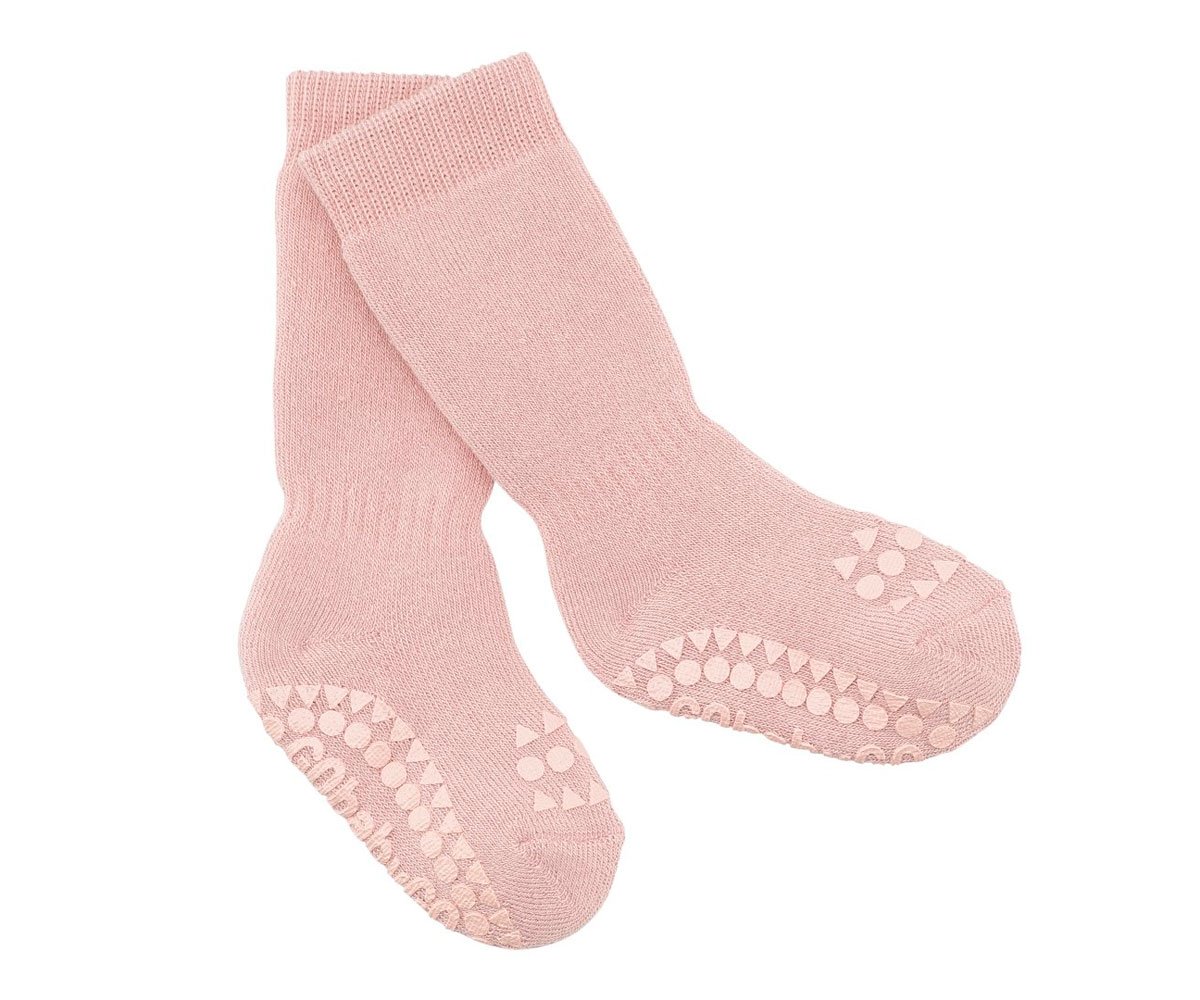 Meias Sola Anti-deslizante Rosa Claro