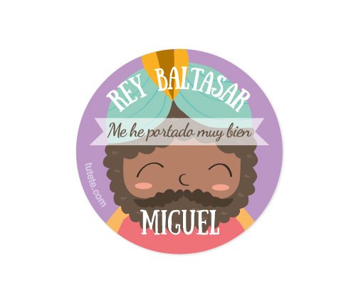 Pack 3 crachás Personalizados Reis Magos