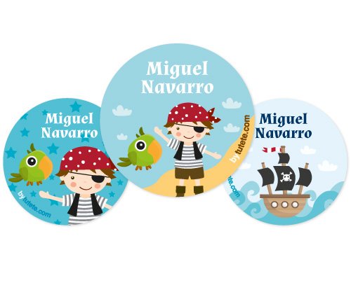 Pack com 3 Pins Personalizados Pirata