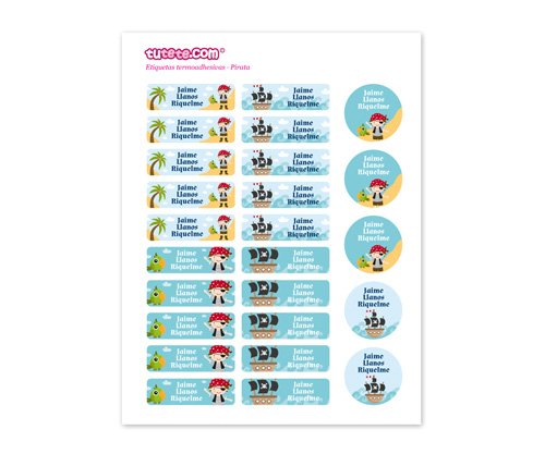 Pack Combi Pirata Termoadesive+Adesive
