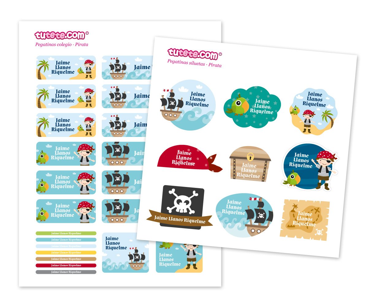 Pack Combi Pirata Termoadesive+Adesive