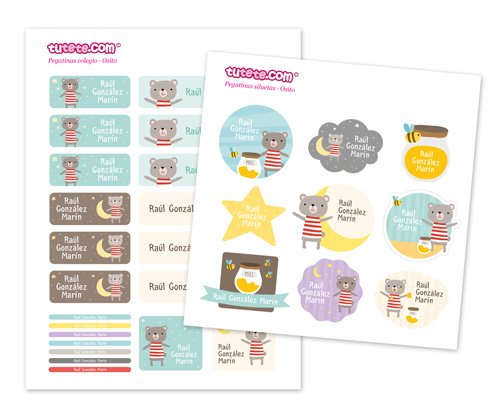 Pack Combi Orsetto Termoadesive+Adesive