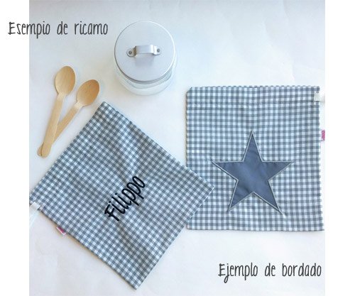 Bolsa Merienda Big Star Vichy Azul Marino