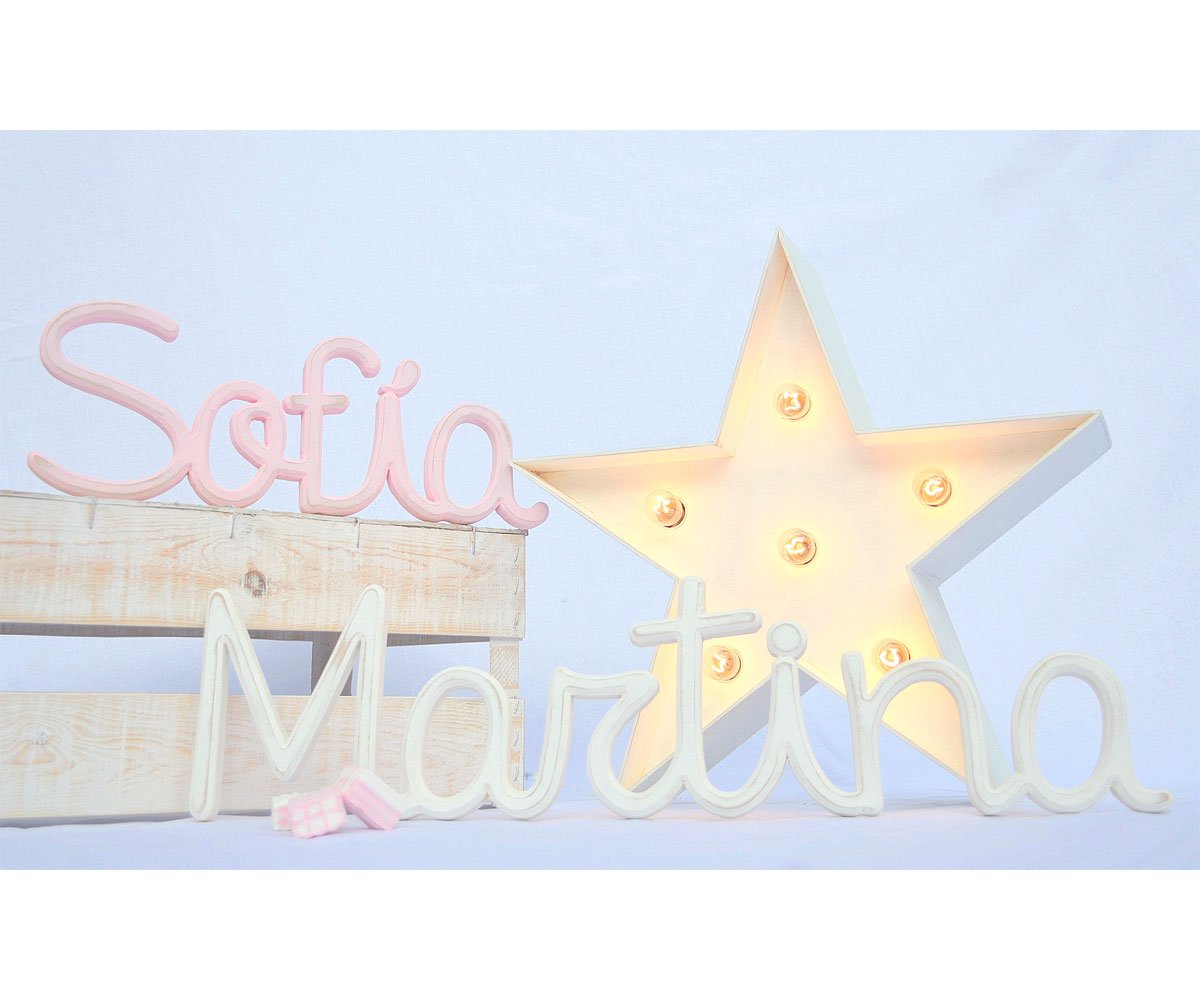 Nome in Legno Stile Vintage