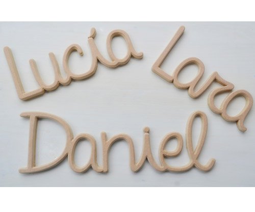 Nome in Legno Stile Vintage