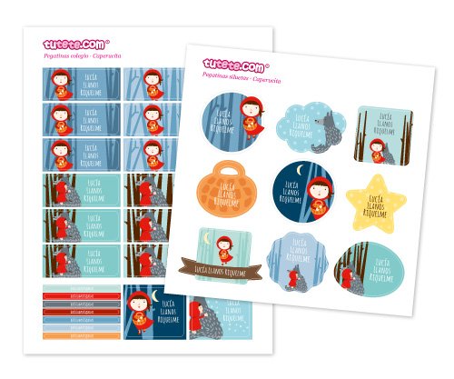 Pack Combi Cappuccetto Rosso Termoadesive+Adesive