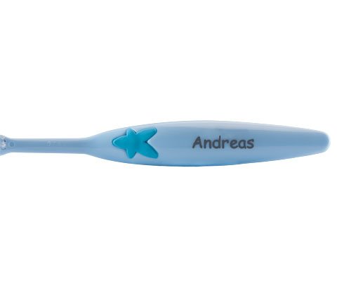 Personalised Blue Soft Kids Toothbrush
