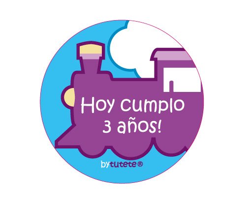 Pack 3 Botóns Personalizáveis Barco