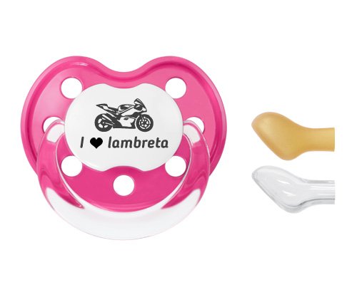 Sucette Tutete Classique Moto GP J'aime lambreta