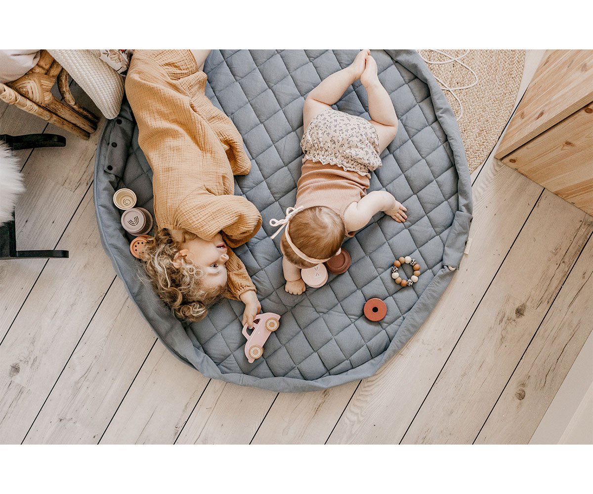 Saco Organic SOFT Reversible Play & Go Noomad Dusty Blue