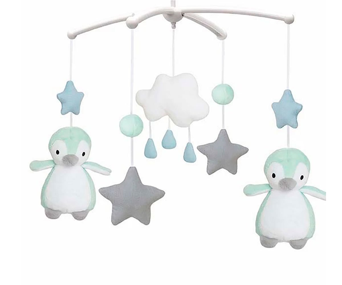 Móvil de Cuna Musical Pingüino