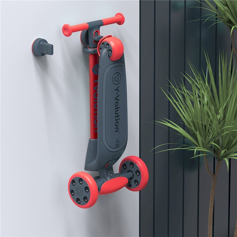 Patinete Yglider Nua Vermelho Yvolution