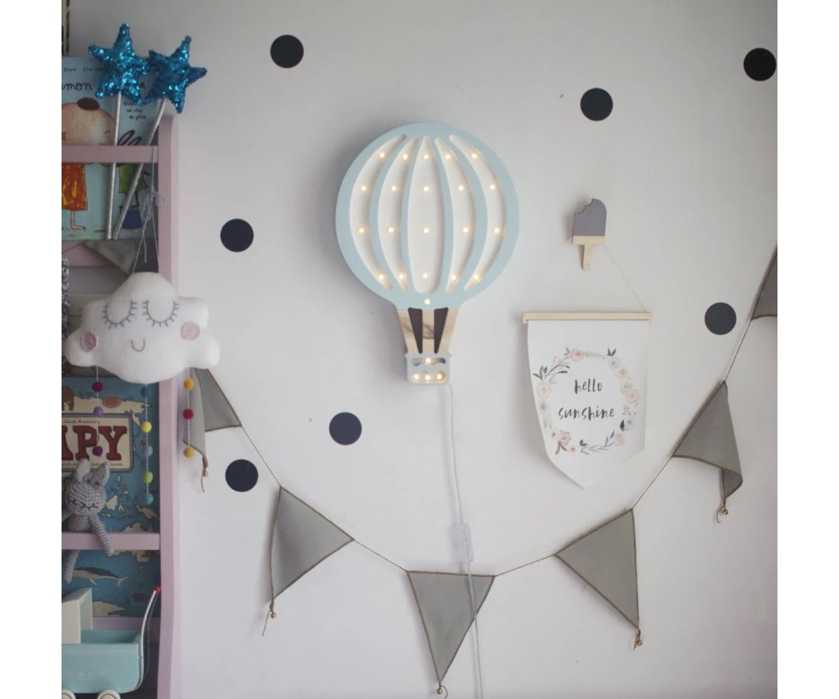 Candeeiro Balão de ar Céu Azul