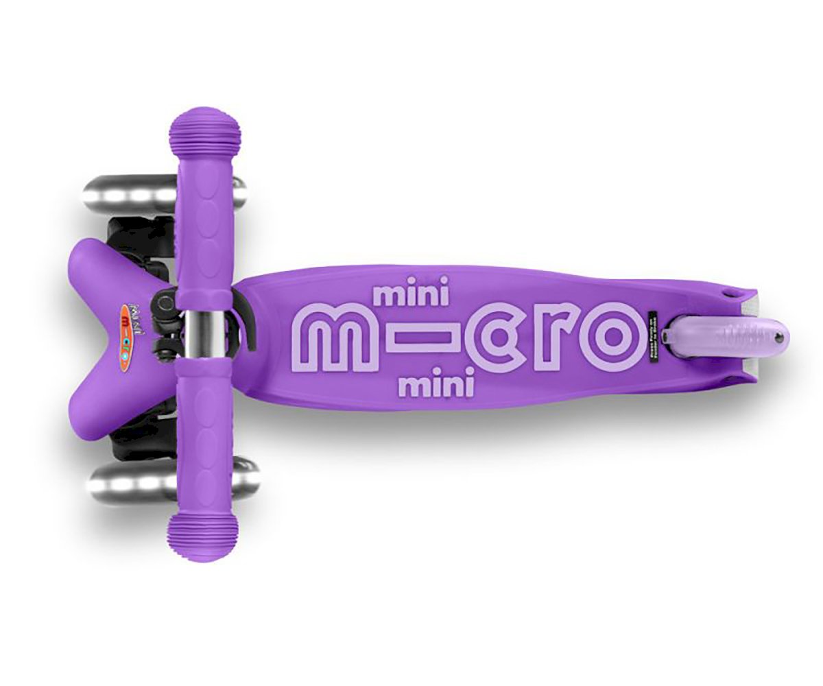 Patinete Mini Micro Deluxe Lila Led