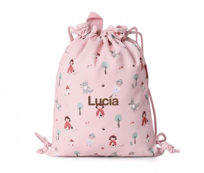 Sacca-Zaino Tela Tutete Little Red Personalizzabile
