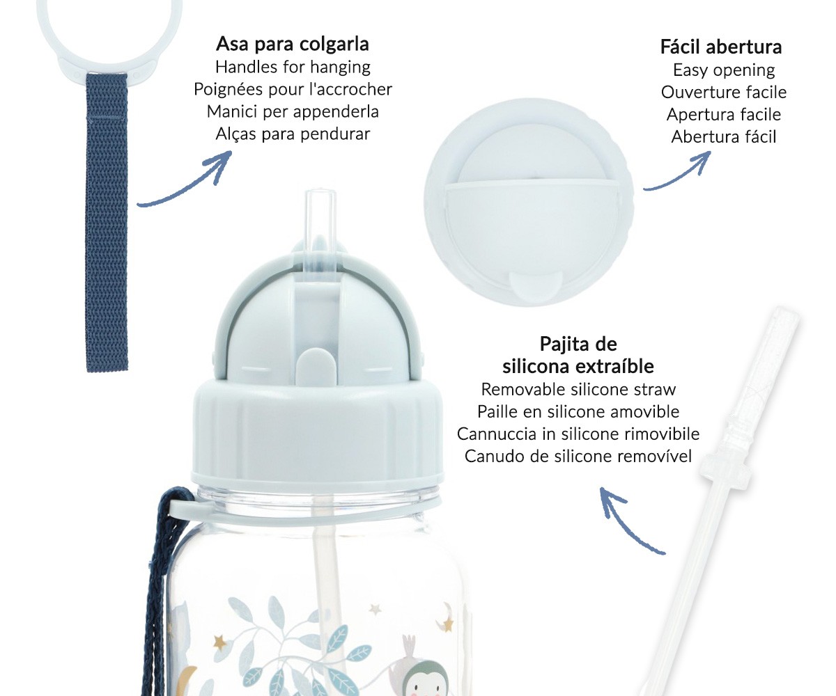 Gourde en Plastique Magical Forest Personnalisable