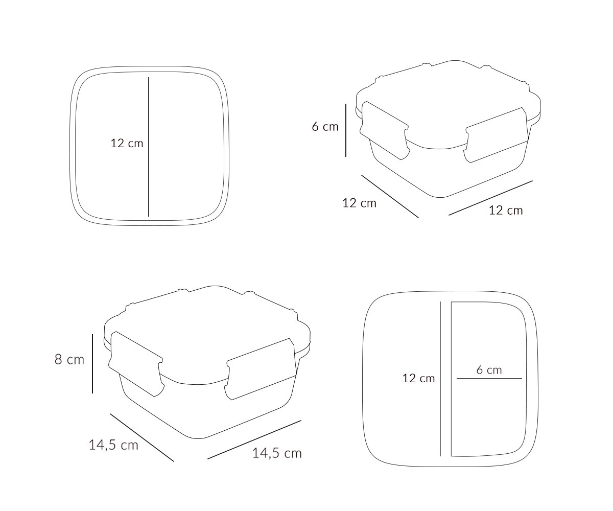 Grande Boîte à Lunch Magical Forest