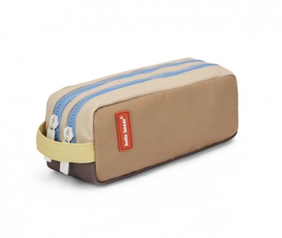 Estuche Doble Compartimento Mini Walnut Personalizable