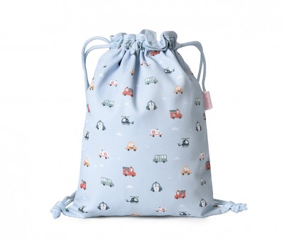 Mochila Saco Tela City Cars Personalizable