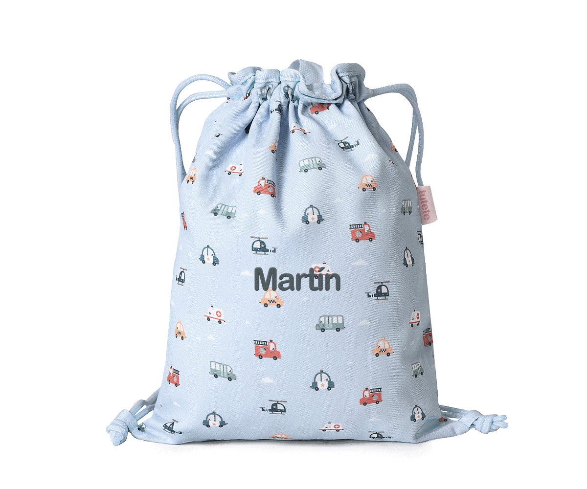 Sacca-Zaino Tela Tutete City Cars Personalizzabile