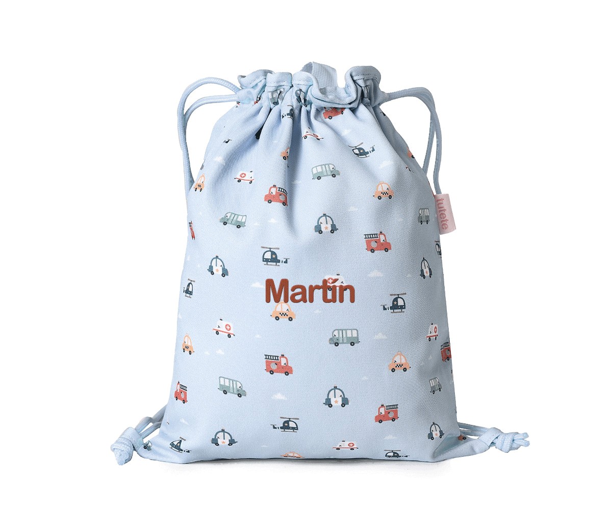 Sacca-Zaino Tela Tutete City Cars Personalizzabile