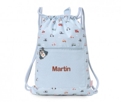 Mochila Saco Impermeable City Cars Personalizable