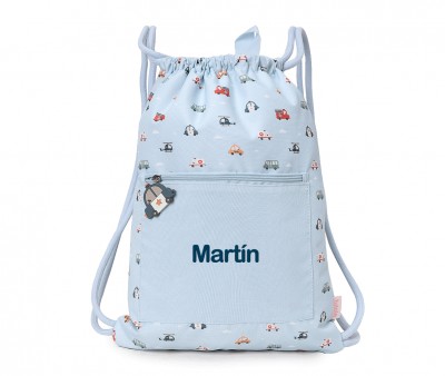 Mochila Saco Impermeable City Cars Personalizable