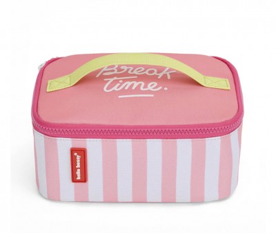 Lunch Bag Pink Stripes