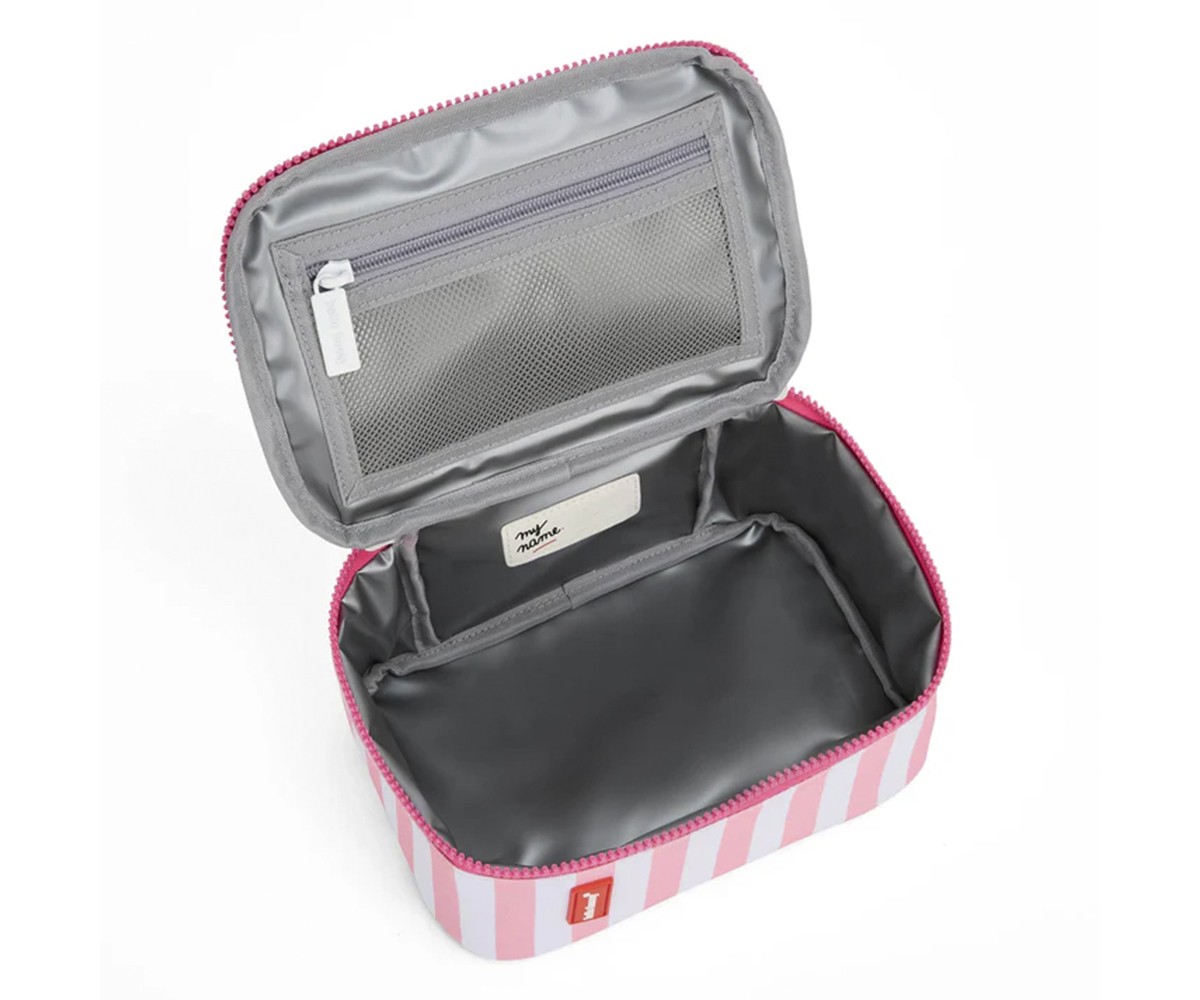 Lunch Bag Pink Stripes