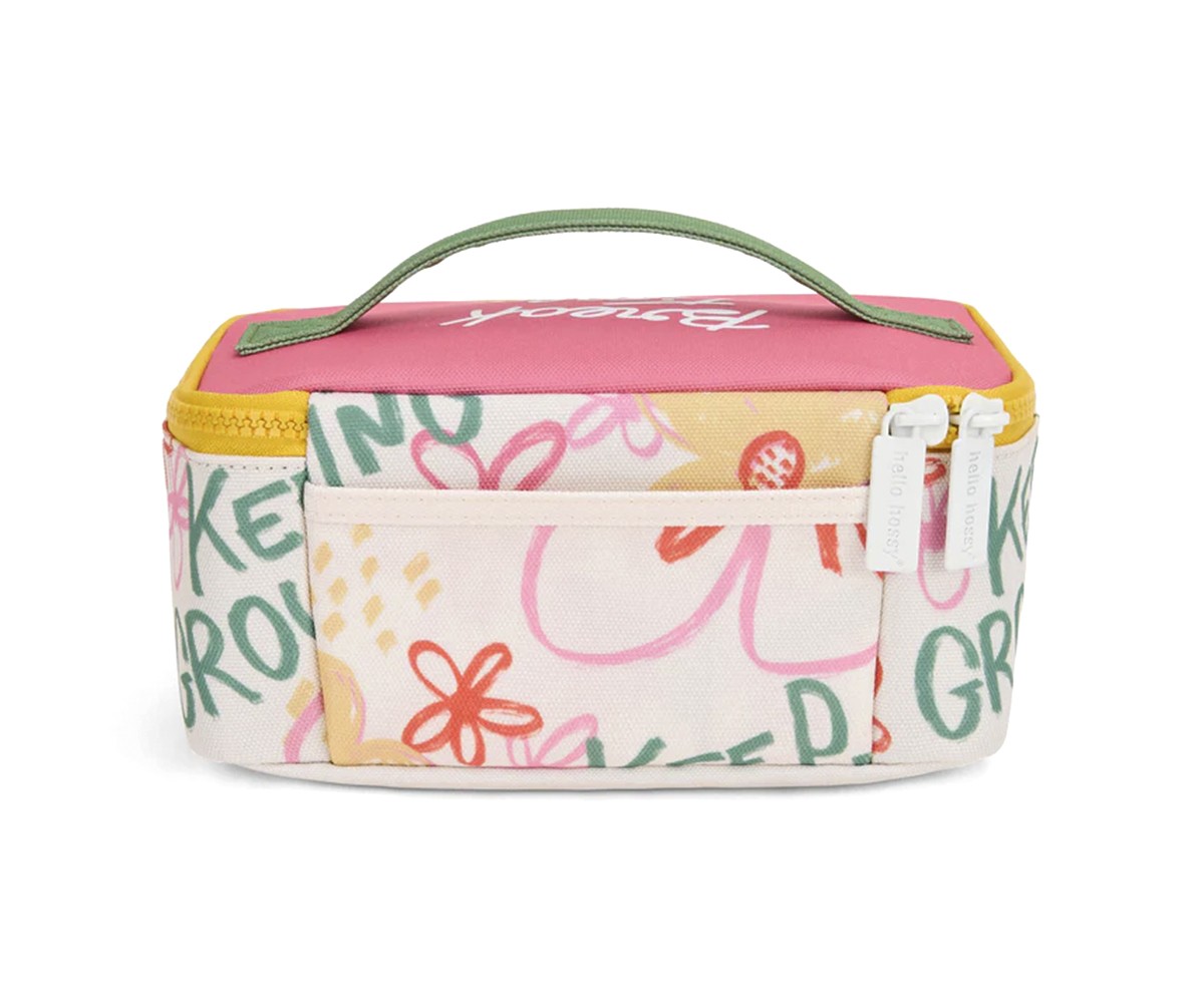 Lunch Bag Flower Artwork