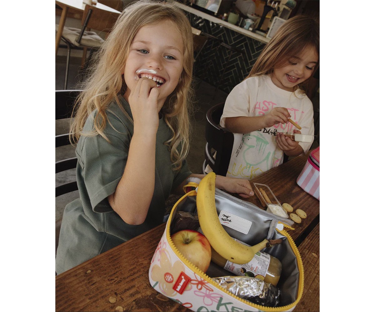 Lunch Bag Flower Artwork