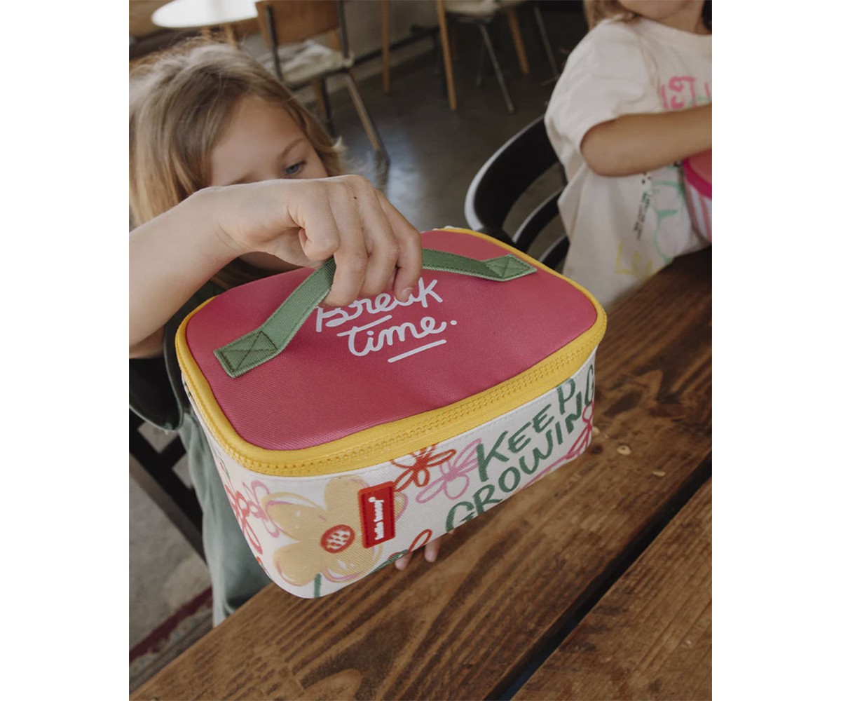 Lunch Bag Flower Artwork