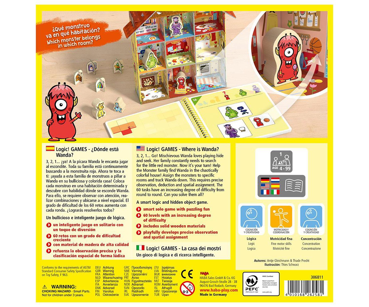 Gioco di Logice e Osservazione Dov'è Wanda?