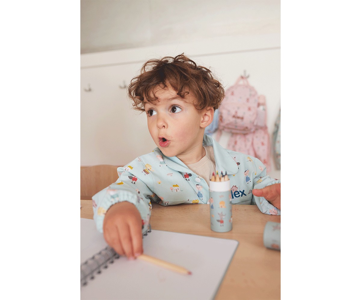 Tablier à Bouton The Three Little Pigs Personnalisable