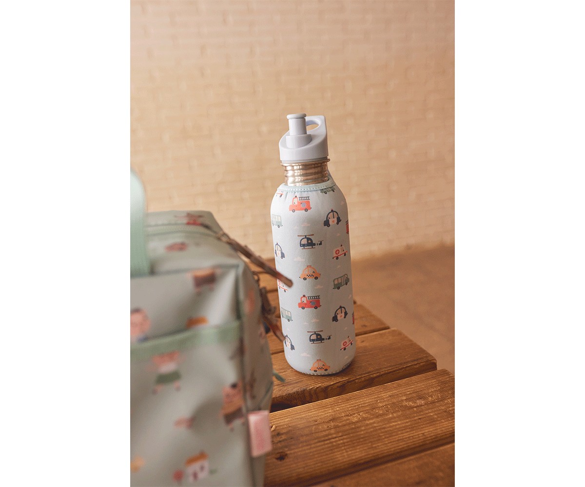 Garrafa de aço com Forro City Cars Personalizável 750ml