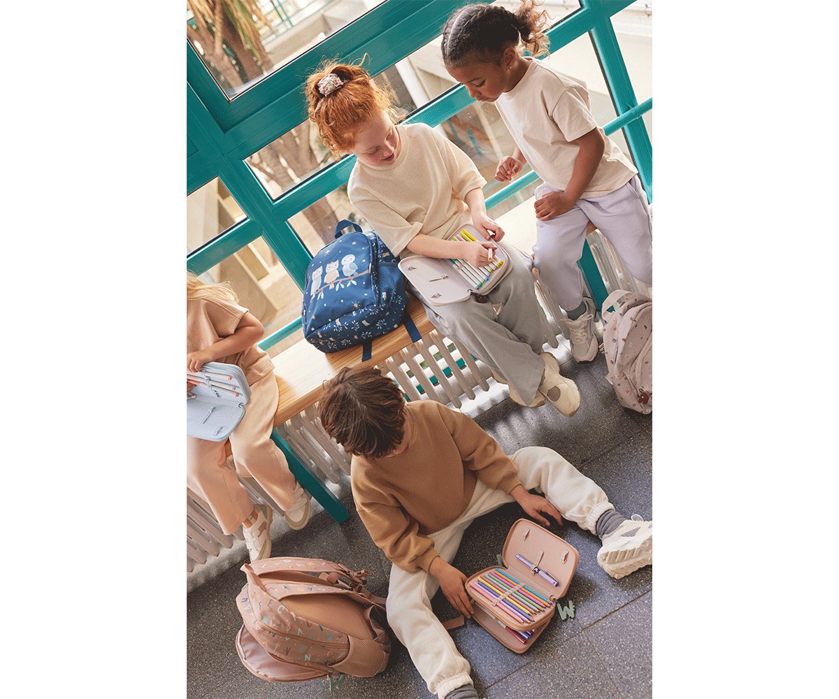 Astuccio Plumier Doppio Tutete Geometric Nature