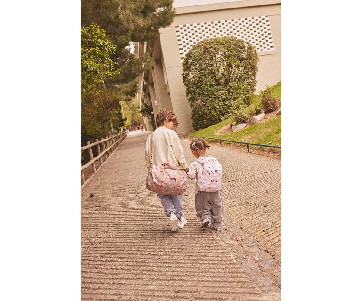 Petit Sac à Dos en Toile Funny Letters Personnalisable