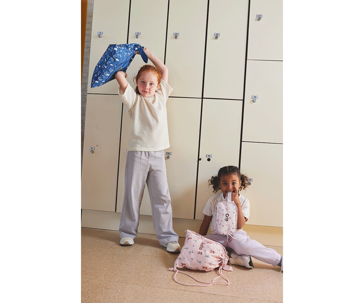 Trousse de Toilette Enfant Geometric Nature Personnalisable