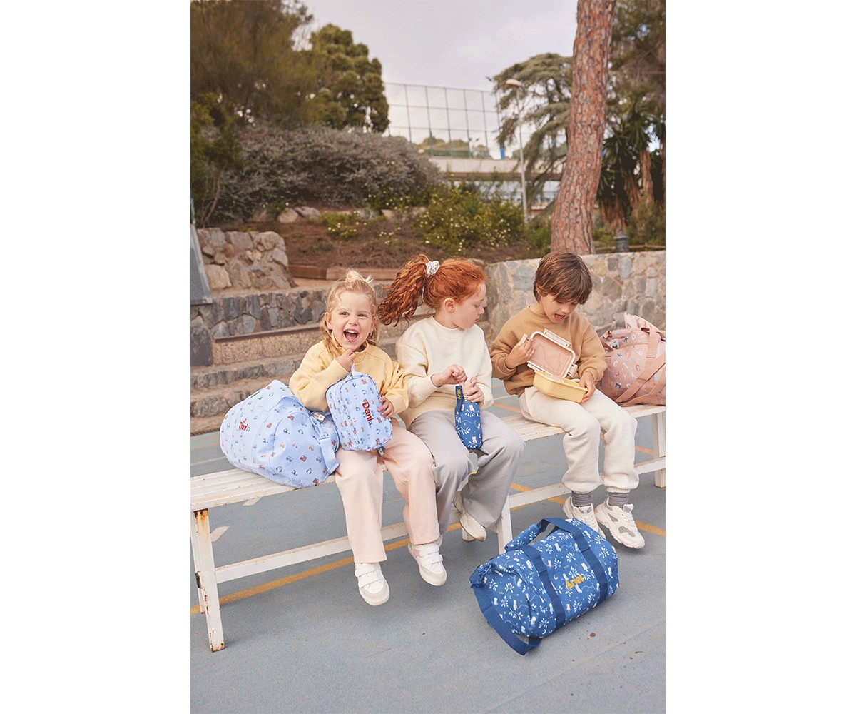 Trousse de Toilette Enfant Geometric Nature Personnalisable