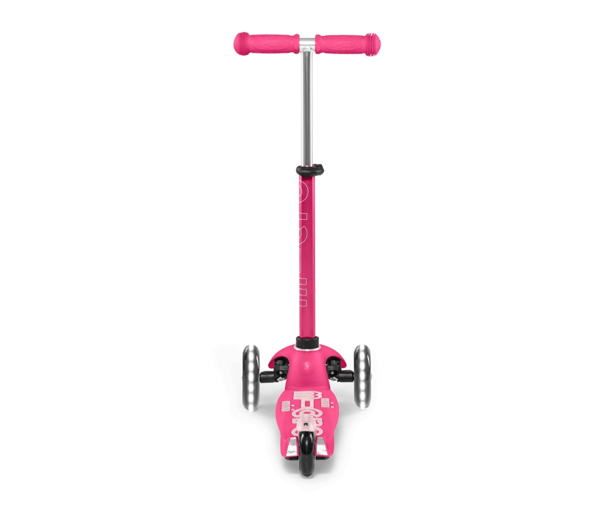 Patinete Mini Micro Deluxe Rosa Luces LED